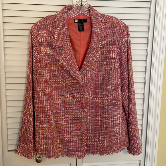 Stylish suit jacket, with multicolor design - Picture 1 of 6